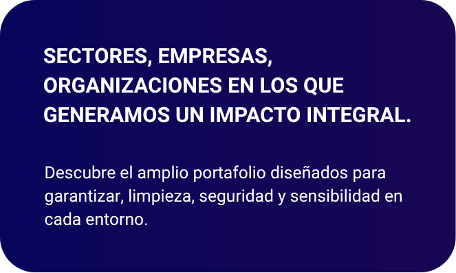 Sectores atendidos por Parkway Panamá Sectores, empresas y organizaciones donde Parkway Panamá genera impacto con soluciones químicas integrales